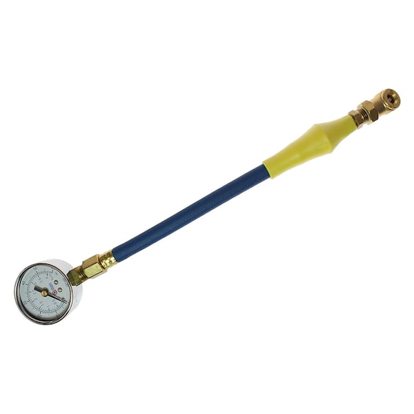 Dial Pressure Gauge w/Ball Foot Chuck 0-60 PSI Display